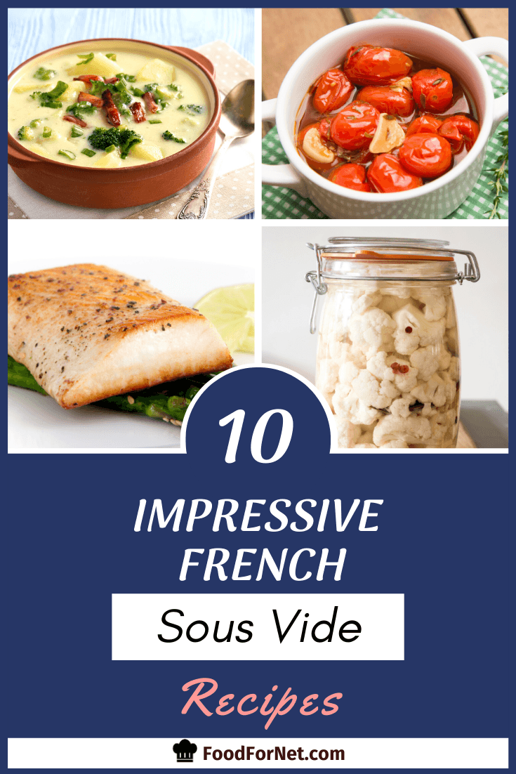 examples of  French Sous Vide Recipes