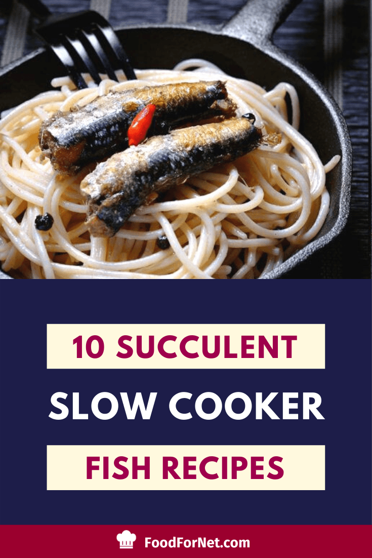 example of Slow Cooker Fish Recipe with pasta