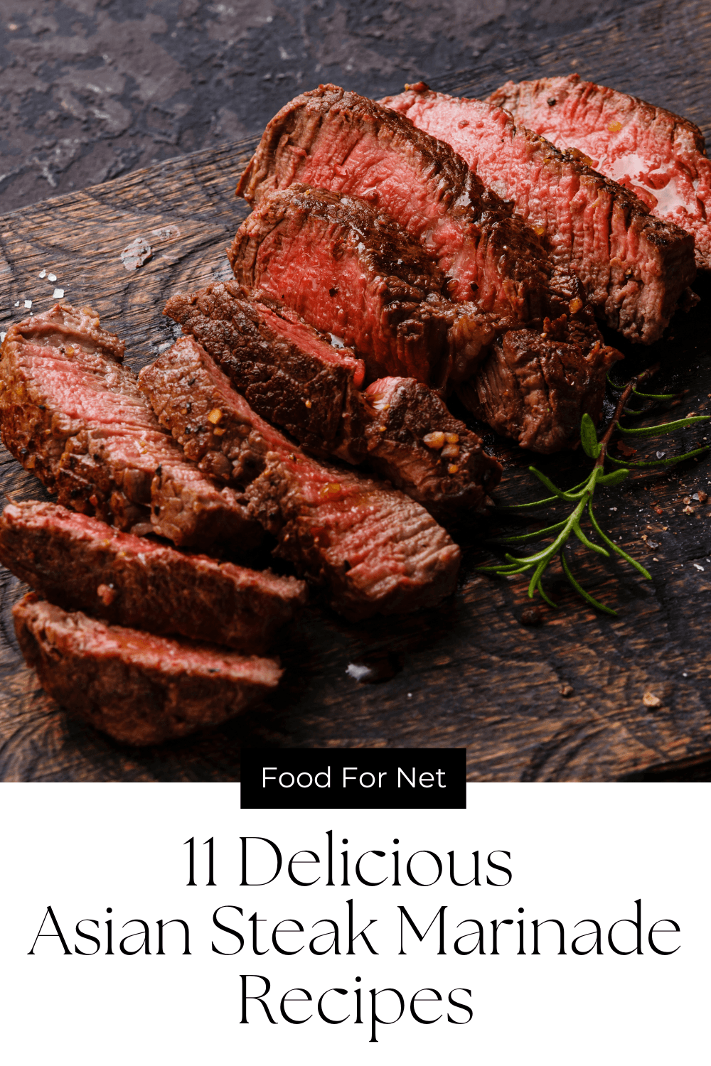 Delicious steak that has been made using Asian steak marinade