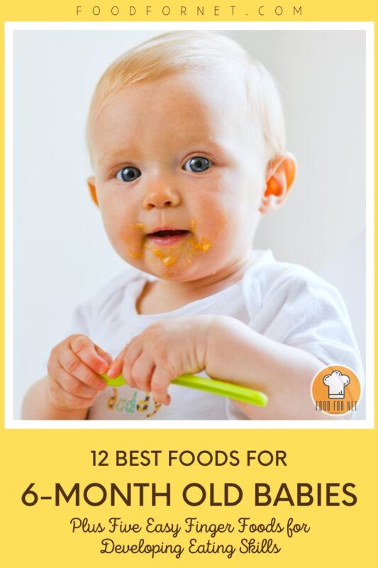 12 Best Foods For 6Month Old Babies, Plus Five Easy Finger Foods For