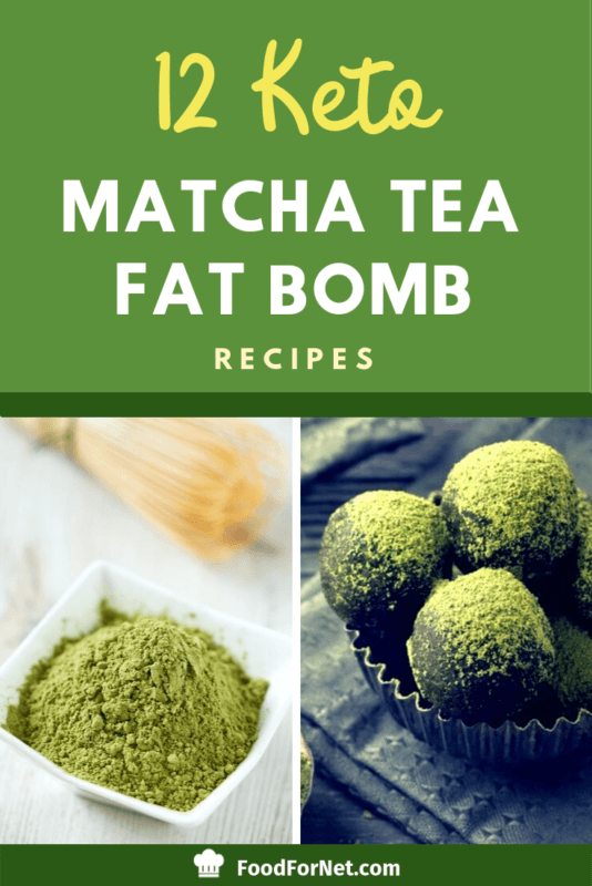 12 Keto Matcha Tea Fat Bomb Recipes That Get This Healthy Ingredient In