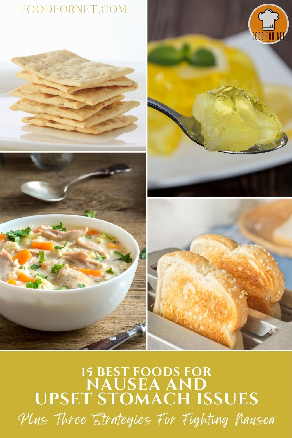 15 Best Foods For Nausea And Upset Stomach Issues Plus Three 
