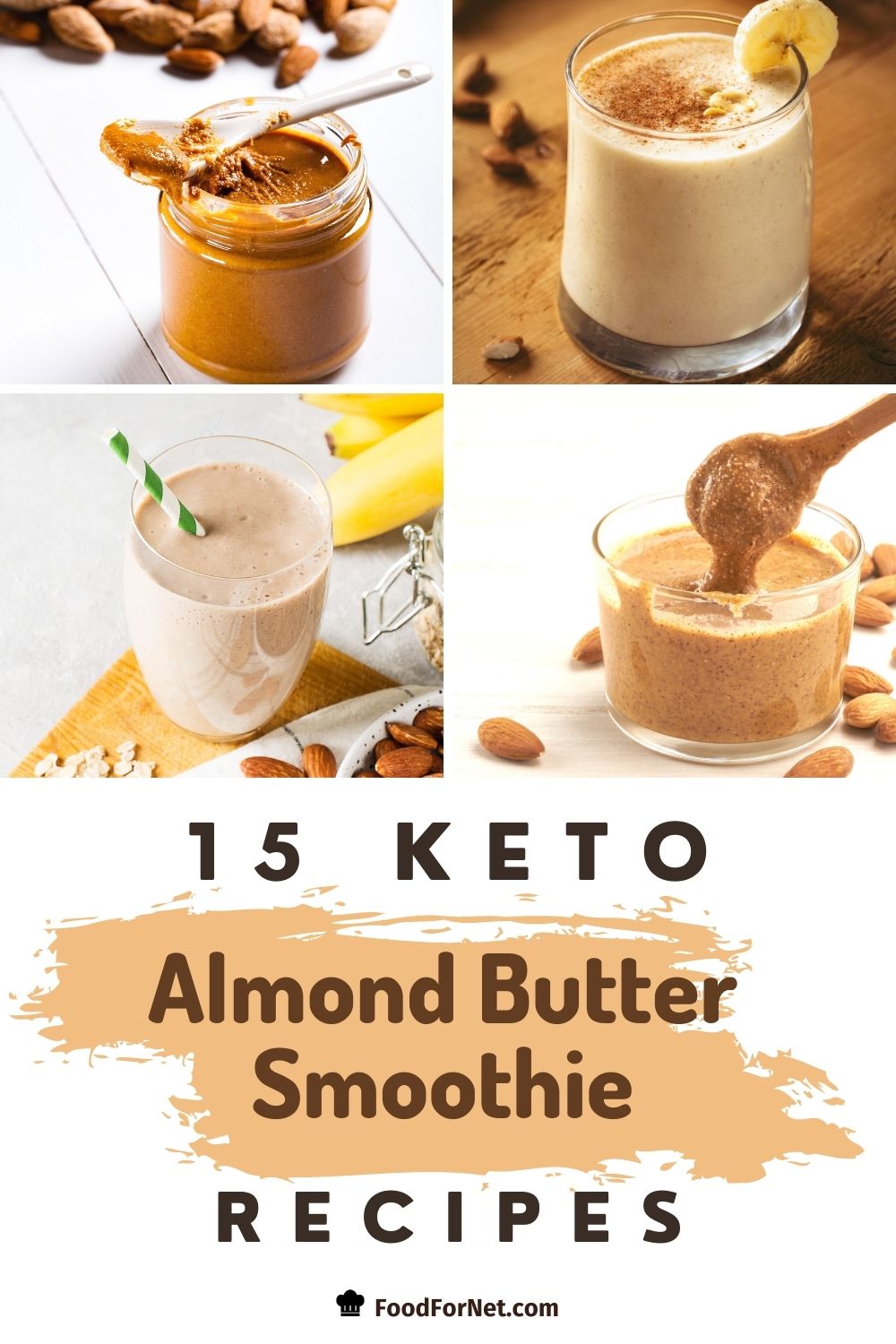 15 Keto Almond Butter Smoothie Recipes For A Creamy, Filling Snack Or