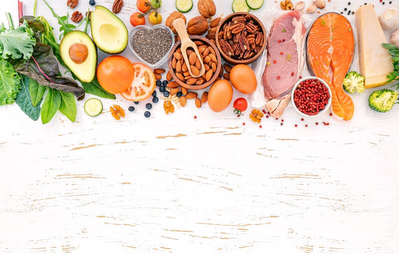 15 best foods for bones | Food For Net This photo shows a variety of foods, including salmon, kale, walnuts, kale, chia seeds, and other foods that contribute to bone health, representing the 15 best foods for bones.