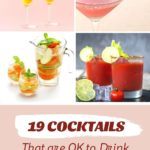 photo collage of cocktail drinks, with text overlay "19 Cocktails That Are OK To Drink Before Noon"