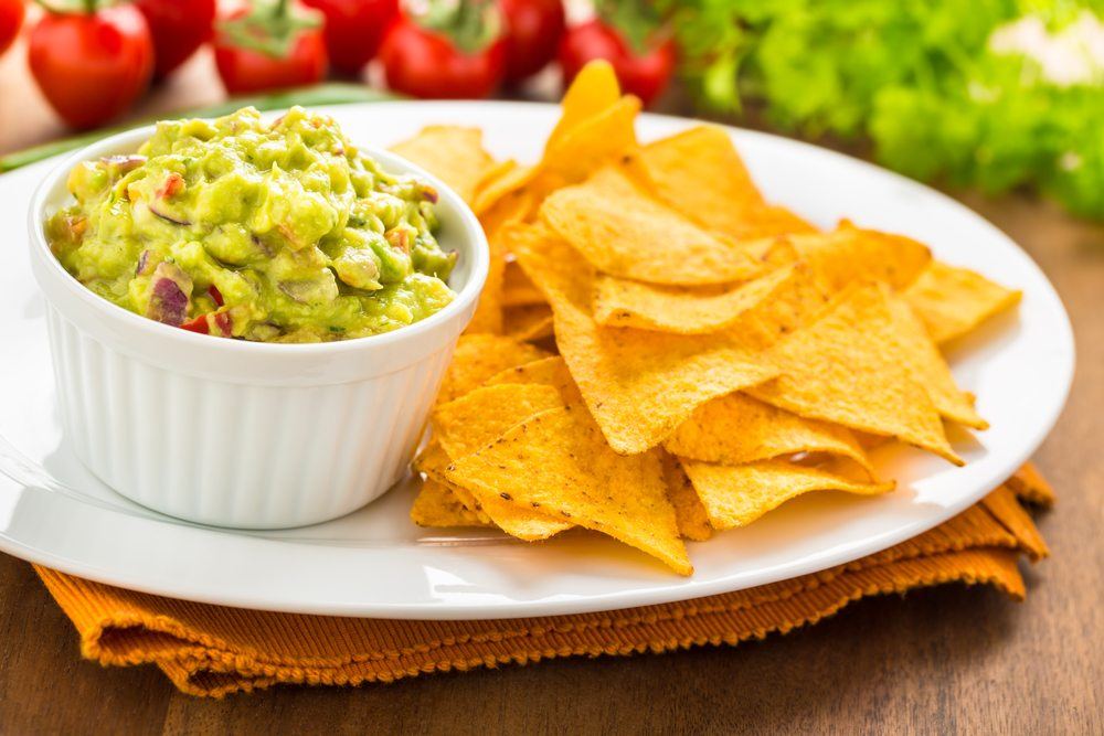 corn chips guacamole