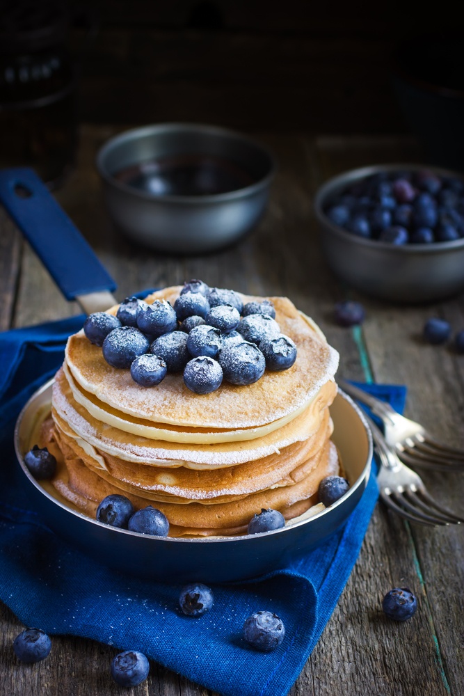 blueberry pancakes