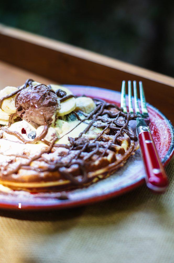 belgian waffle ice cream