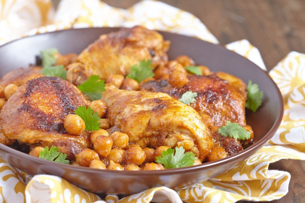 chickpea curry chicken