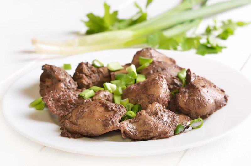 cooked liver