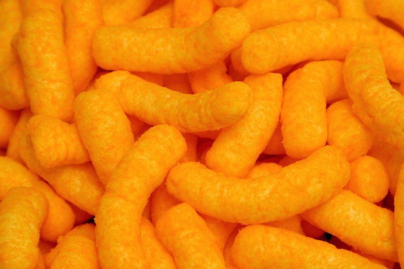 Cheetos or cheese puffs