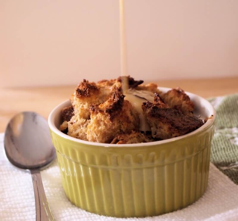 Bread Pudding with Whiskey Butter Sauce