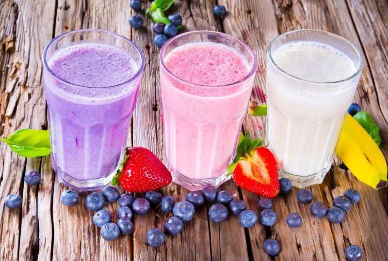 Fruit-based protein smoothies