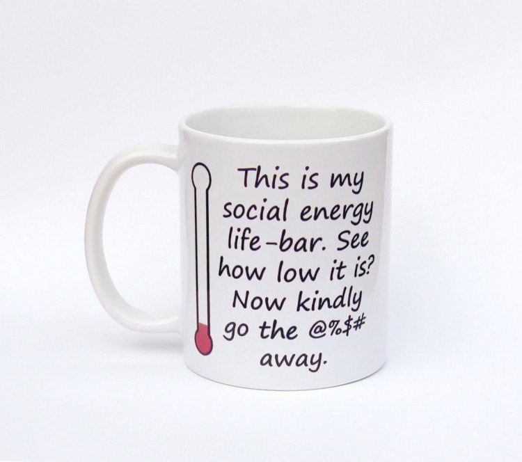 Funny Mugs Joke Kitchen MAGIC NOVELTY MUG secret santa Fork Off 