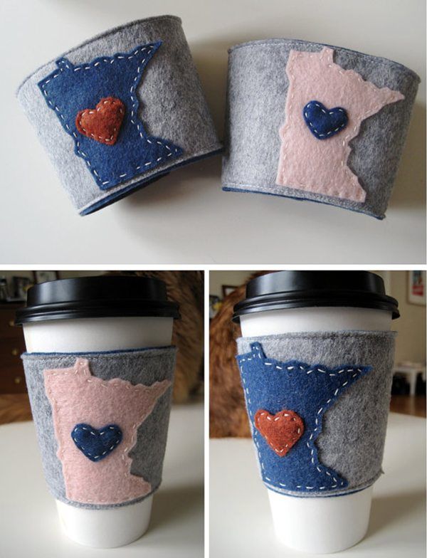 State Heart Coffee Cozy