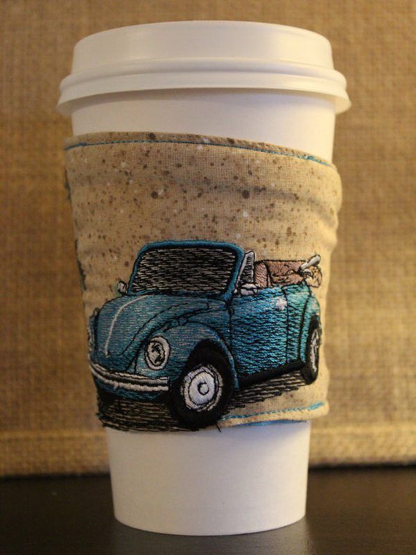 Volkswagon Beetle Coffee Sleeve