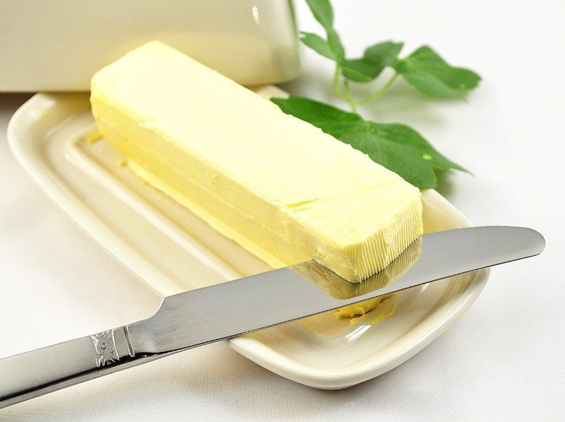 Slicing butter