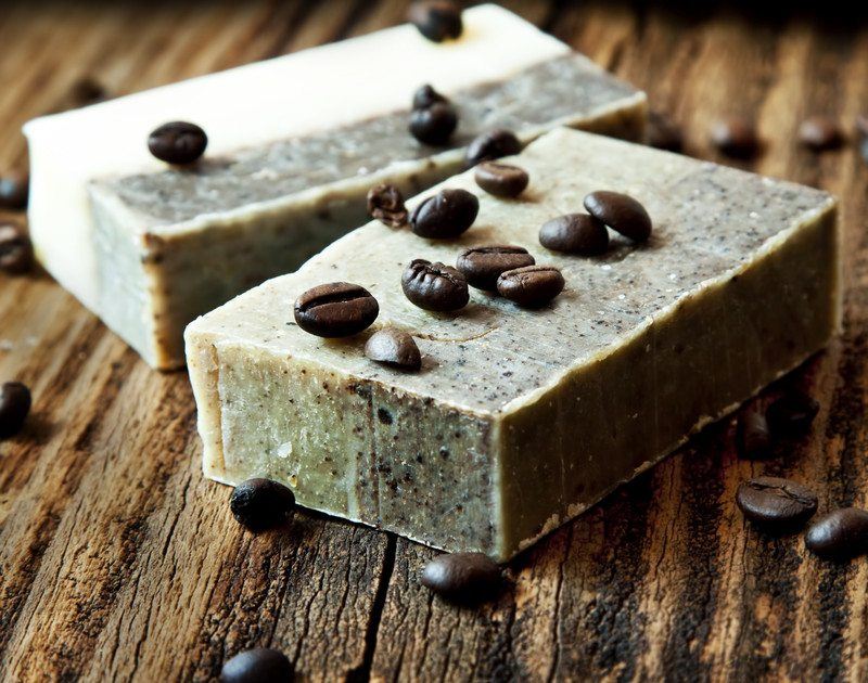 coffee soap scrub