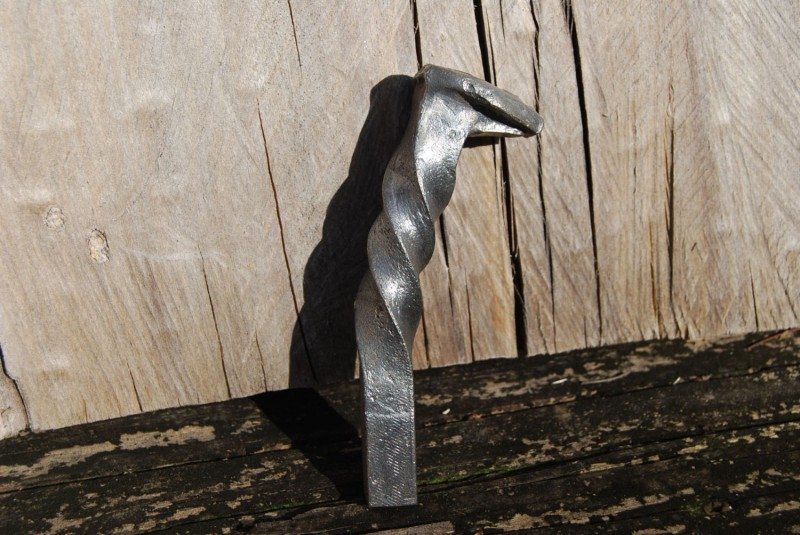 Railroad Spike as a Beer Tap | Food For Net Chad and Maria // NoHarmInFarmin
