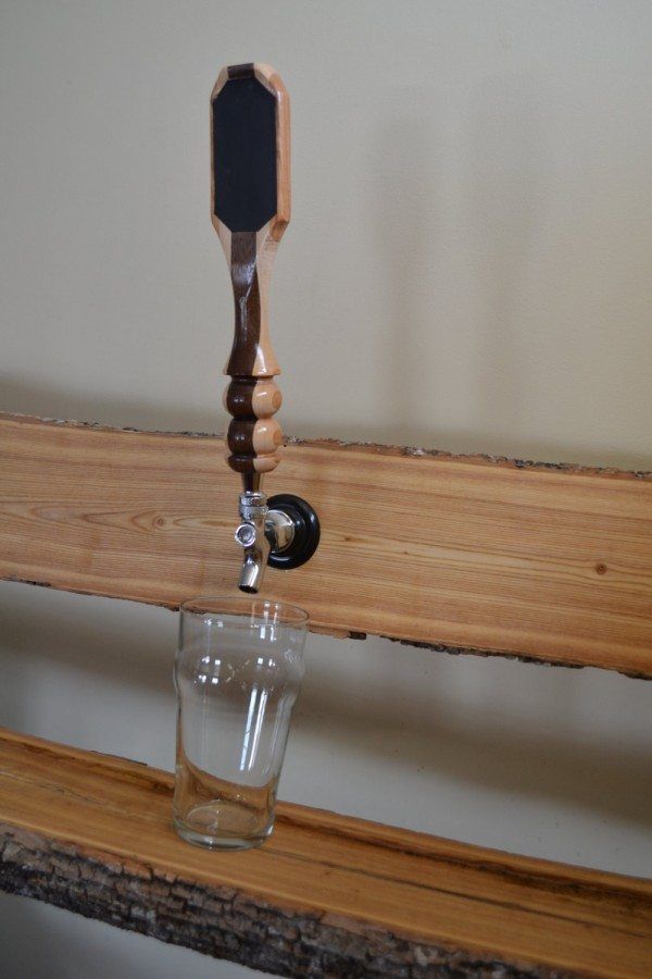 Cool Wooden Beer Tap Handle | Food For Net Wesley // KnotBoards