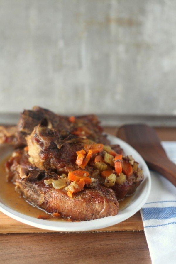 Mustard and Beer-Braised Pork