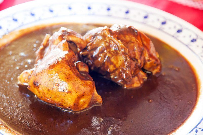 Chicken Mole With Coffee Extract