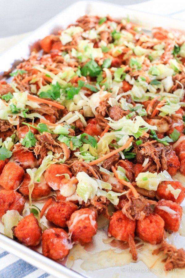 Bourbon Pulled Pork Totchos