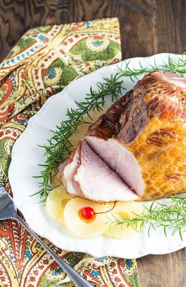 Pineapple and Rum Glazed Ham