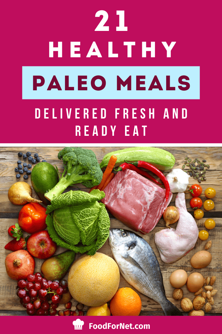 paleo friendly foods like fish, meat, chicken, eggs, vegetables, and fruit