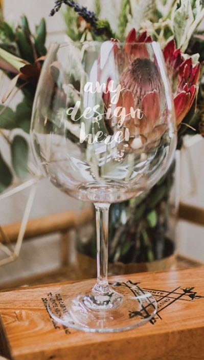 23-Ounce Tritan Wine Glass | Food For Net Large personalized tritan glass