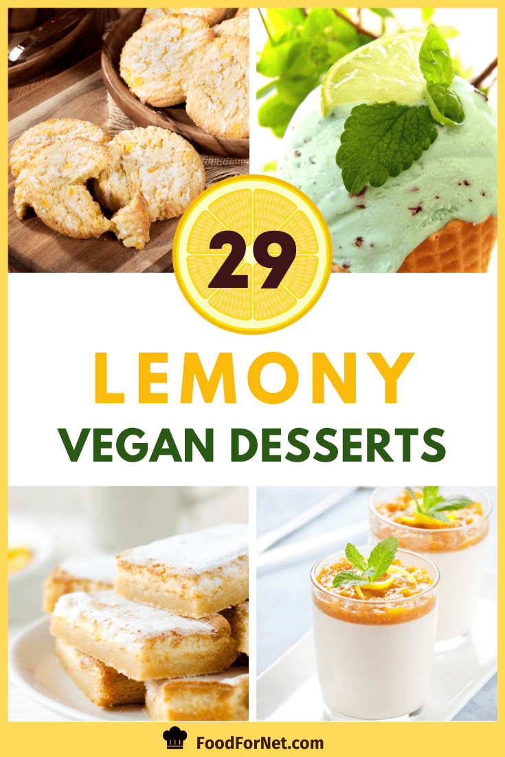 29 Lemony Vegan Dessert Recipes | Food For Net