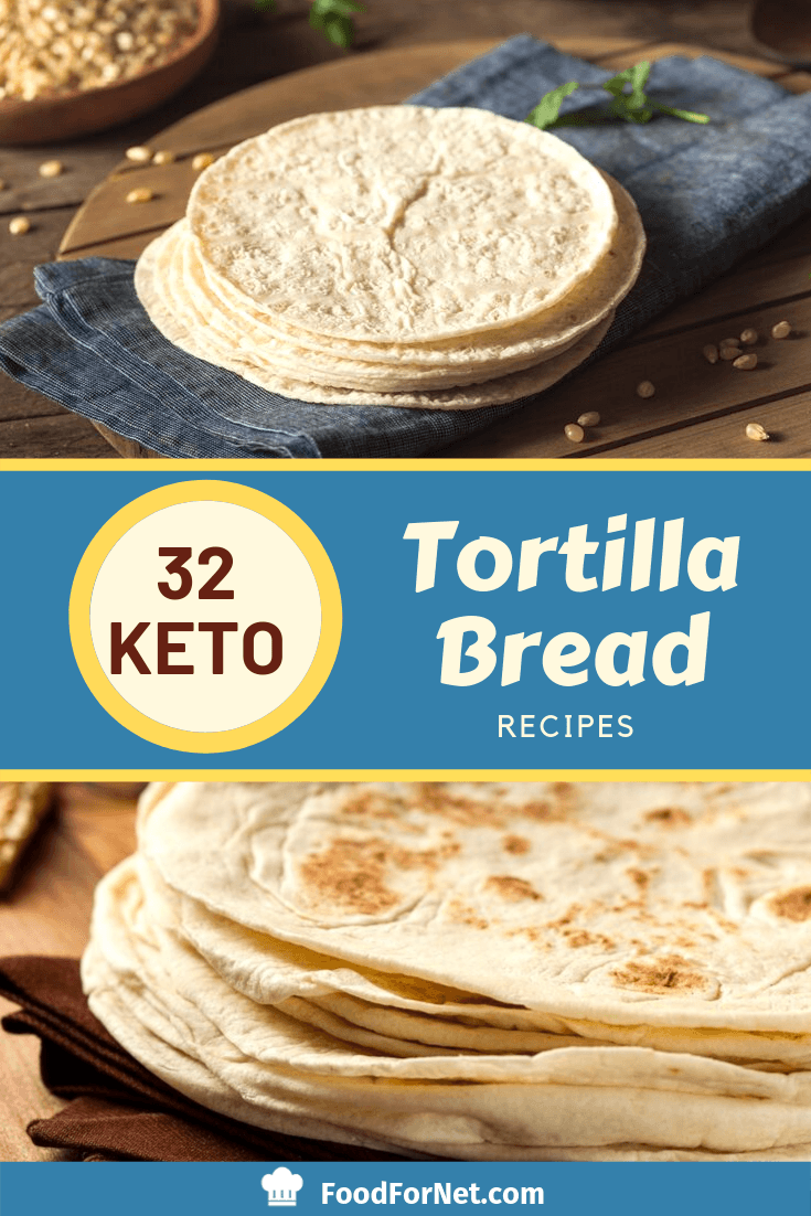 raw and fried keto tortillas