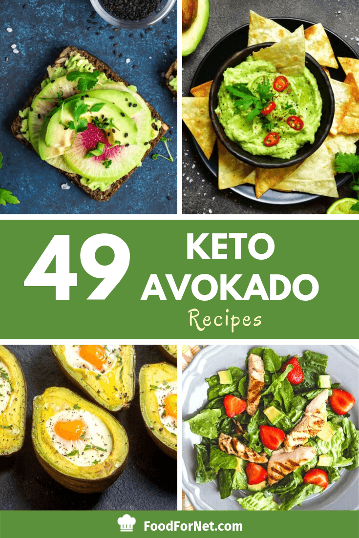 guacamole, avocados, eggs, and other keto foods