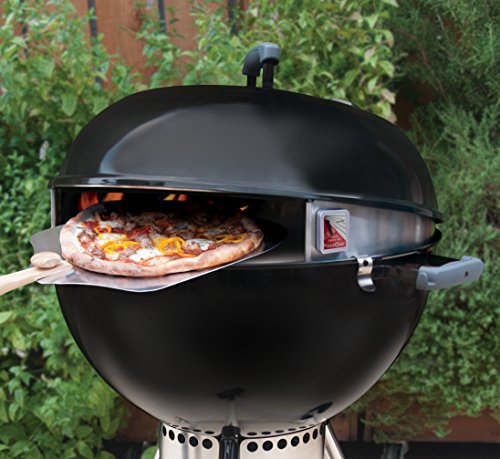 weber grill with pizza stone insert