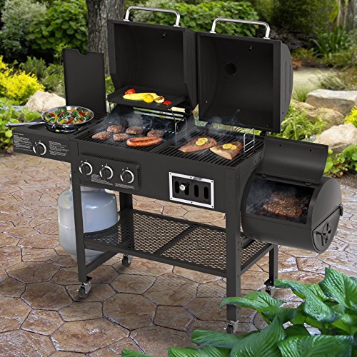 Best Propane Smoker Grill Combos Choose To Cook Gas Or Wood/Charcoal