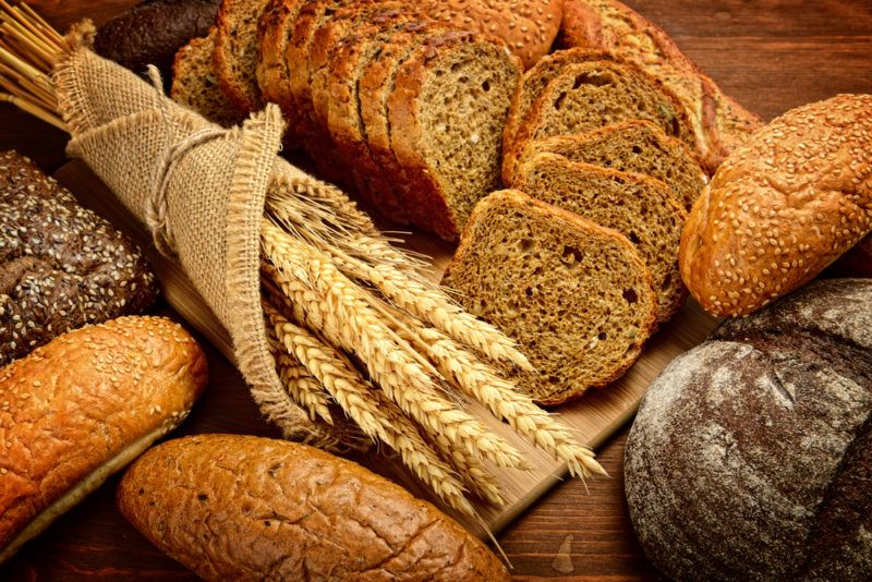 Various multigrain breads