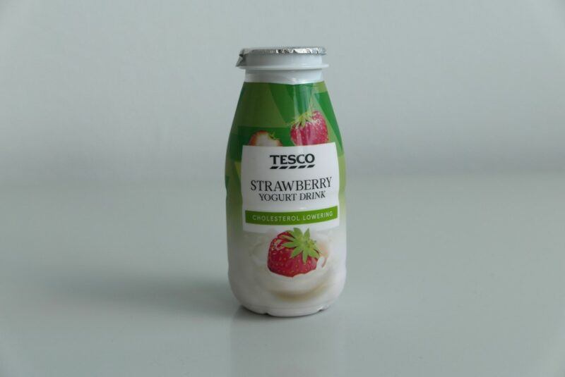 A small container in fortified yogurt