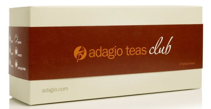 A box from the Adagio Teas Club