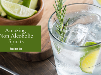 Gin and tonic in a glass, made with one of many non alcoholic distilled spirits