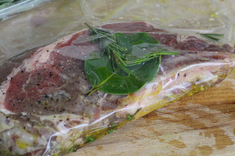 sous vide bone-in ribeye steak