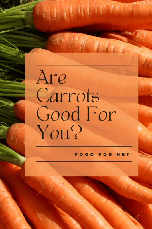 Are Carrots Good For You? Food For Net