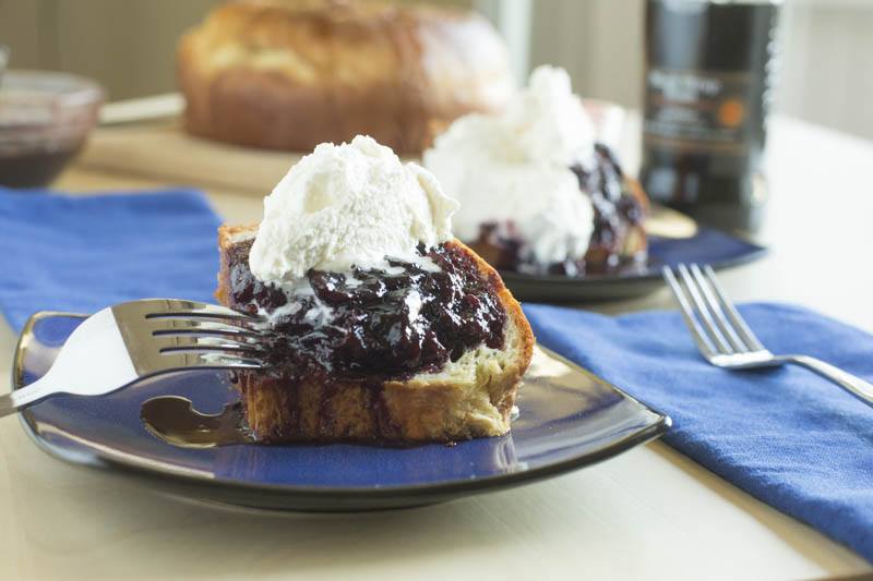 Baba Rhum with Rum-poached Cherries and Chantilly Cream Recipe