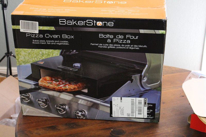 unboxing the bakserstone pizza oven box at home