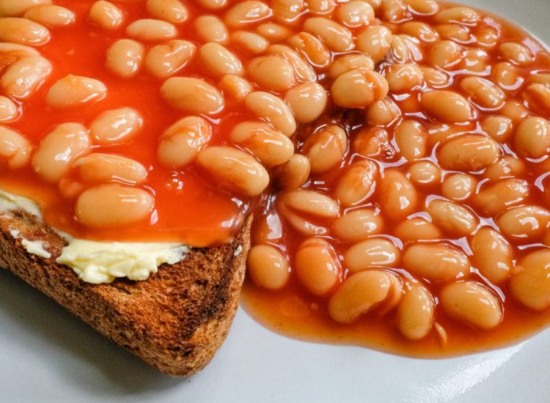 Baked beans on toast