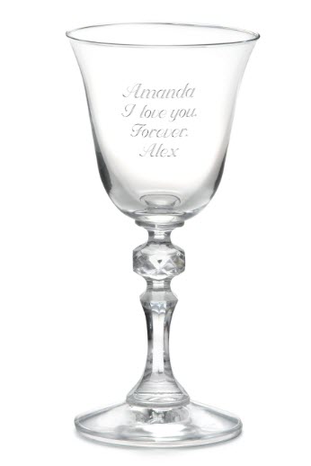 Bell Wine Glass | Food For Net A wine glass shaped like a bell with an unusual stem