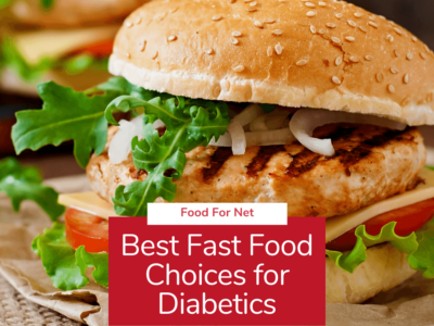 A healthy chicken burger from a fast food store, with another similar burger out of focus in the background