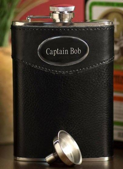 Personalised Leather Hip Flask Crossed arrows monogram Customised genuine leather flask Personalised rustic hip flask Leather flasks for men