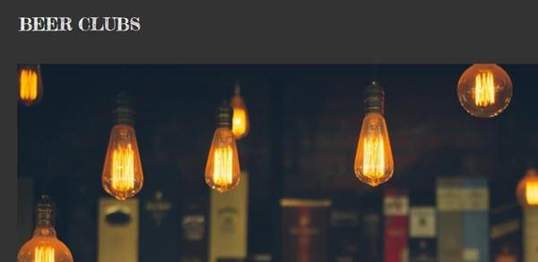 BroCrates’ Beer of the Month | Food For Net Selection of lightbulbs in a cellar near various bottles.