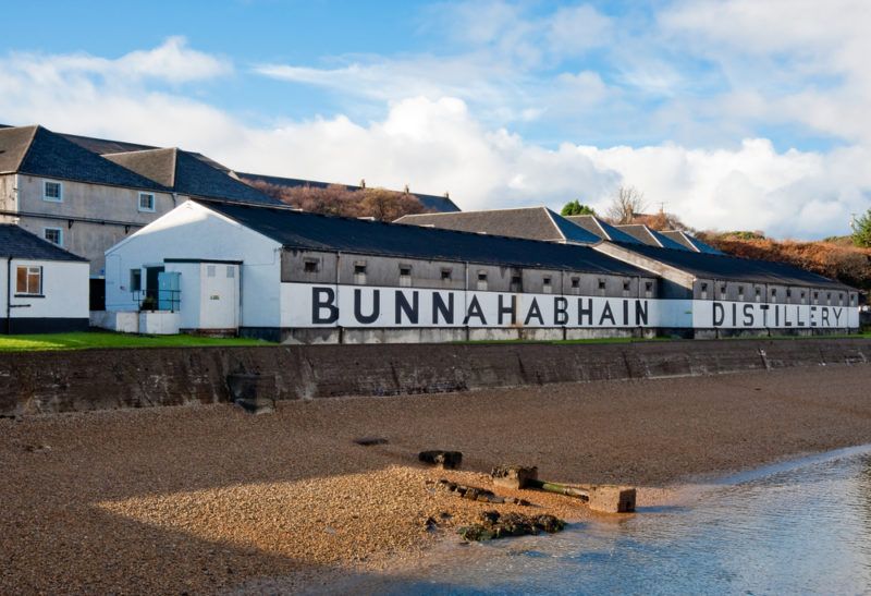 Bunnahabain distillery on Islay, Scotland