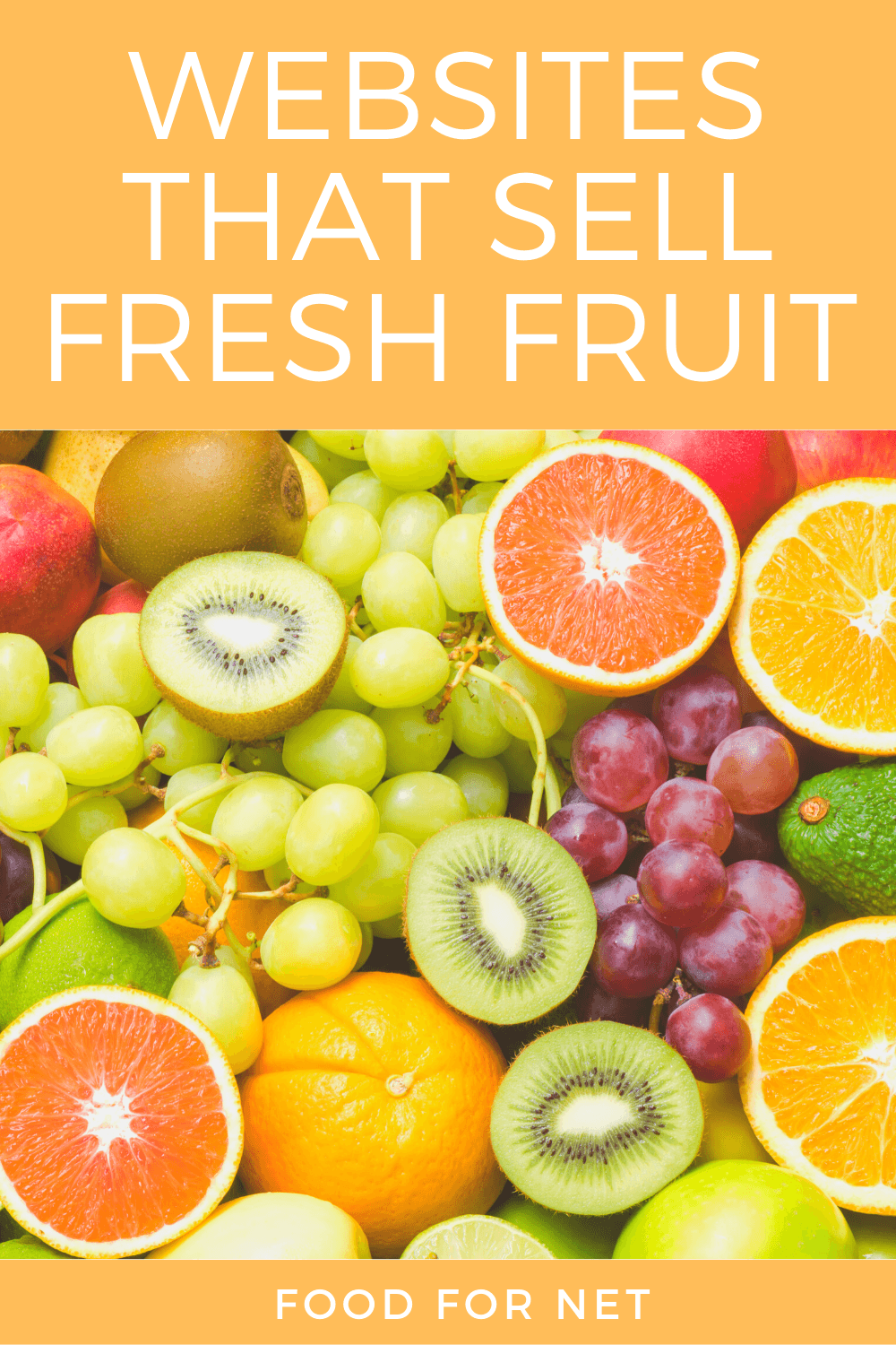 A collection of fresh fruit, some of which has been chopped in half, including kiwis, oranges and grapefruit